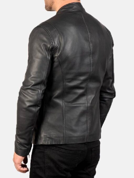 Ionic Black Leather Jacket