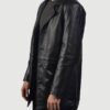 Men's Classmith Black Leather Coat