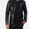 Men's Mystical Black Leather Jacket