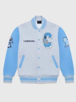 Stylish North Carolina Varsity Jacket – Iconic Tar Heels OVO Design