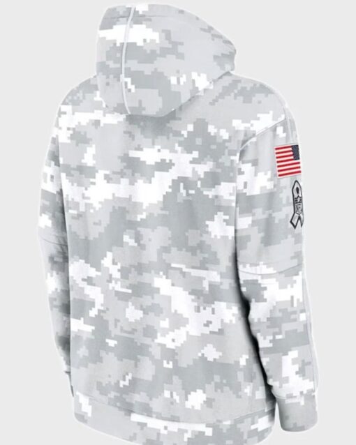 New York Giants Salute To Service Camo 2024 Pullover Hoodie