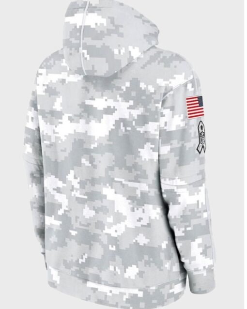 Houston Texans Salute To Service Camo 2024 Pullover Hoodie