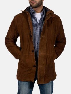 Men's Sheriff Brown Suede Jacket