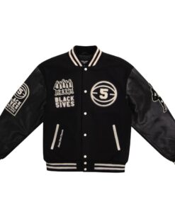 Black Fives Varsity Jacket