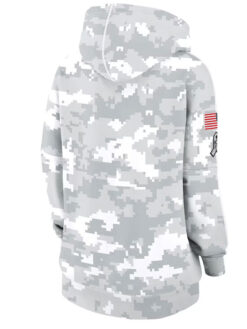 Cincinnati Bengals Salute To Service Camo 2024 Pullover Hoodie