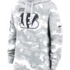 Las Vegas Raiders Salute To Service Camo 2024 Pullover Hoodie