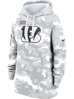 Las Vegas Raiders Salute To Service Camo 2024 Pullover Hoodie