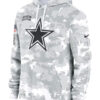 Dallas Cowboys Salute To Service Camo 2024 Pullover Hoodie