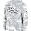 Denver Broncos Salute To Service Camo 2024 Pullover Hoodie