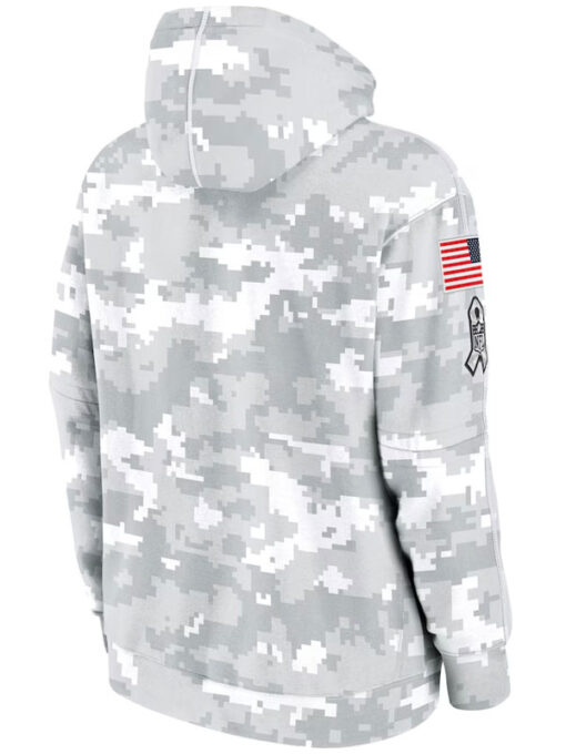 Denver Broncos Salute To Service Camo 2024 Pullover Hoodie