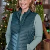 Ashley Williams Jingle Bell Run 2024 Avery Green Quilted Vest