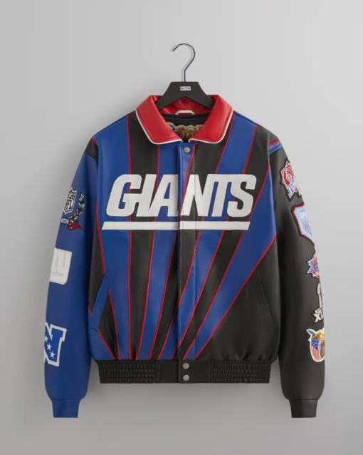 Kith & Jeff Hamilton for the NFL: Giants Leather Varsity Jacket