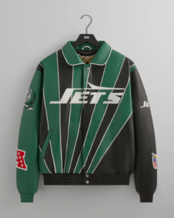 Kith & Jeff Hamilton for the NFL: Jets Leather Varsity Jacket