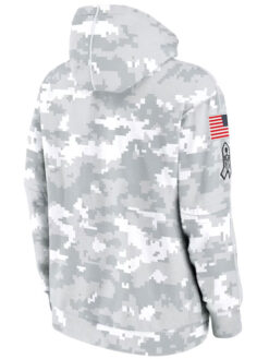 Las Vegas Raiders Salute To Service Camo 2024 Pullover Hoodie