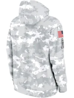 Detroit Lions Salute To Service Camo 2024 Hoodie