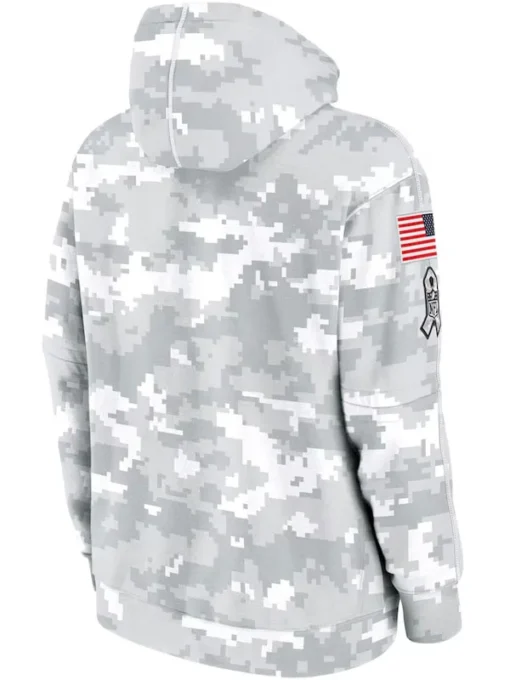 Detroit Lions Salute To Service Camo 2024 Hoodie