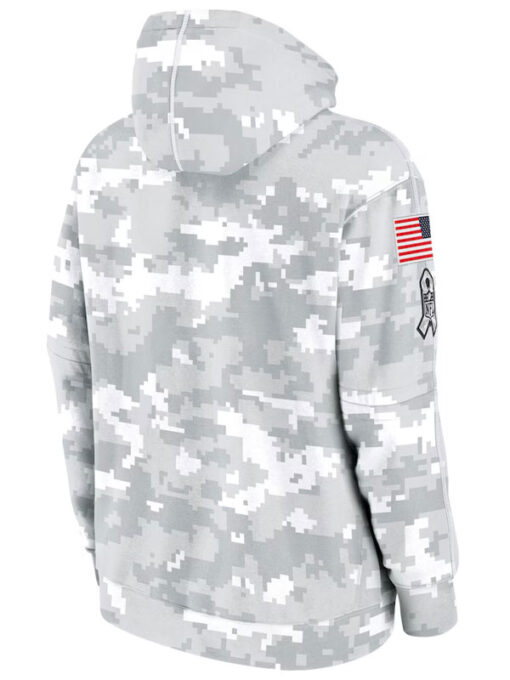 Minnesota Vikings Salute To Service Camo 2024 Pullover Hoodie