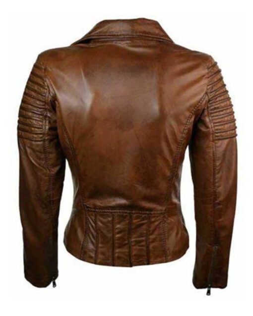 Alicia Biker Leather Jacket