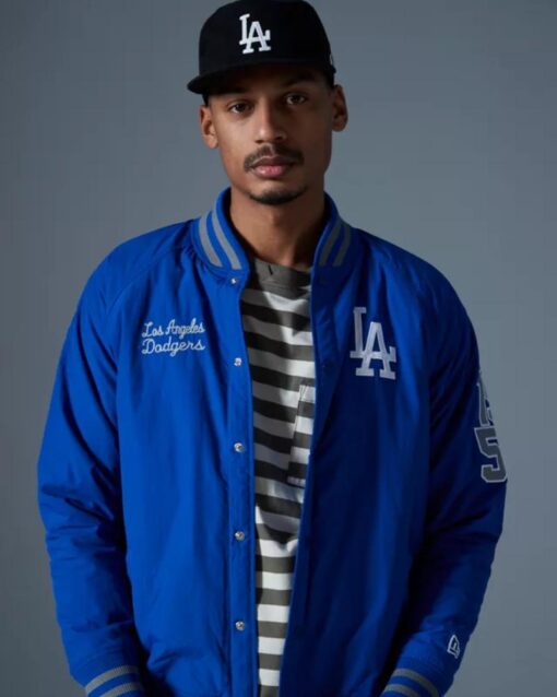 New Era Los Angeles Dodgers Snap Varsity Jacket