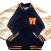 Washington Huskies Letterman Varsity Navy and White Jacket