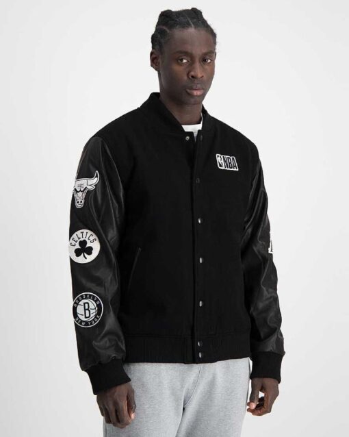 NBA Team Patch Varsity Jacket