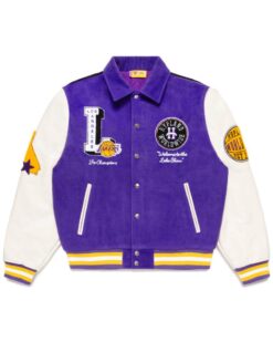 NBA Los Angeles Lakers Purple Varsity Jacket