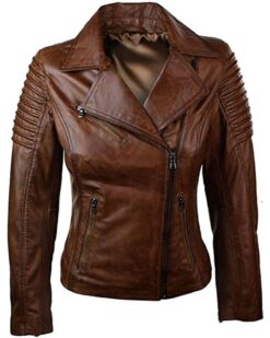 Alicia Biker Leather Jacket