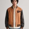 Leather GANT Varsity Jacket