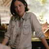 Yellowstone Monica Dutton White Denim Shirt