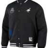 Men’s NBA x Staple Black Orlando Magic My City Full-Snap Varsity Jacket