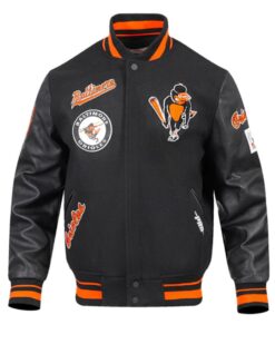 Baltimore Orioles Retro Classic Rib Varsity Jacket