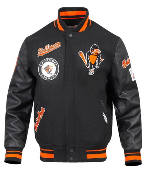 Baltimore Orioles Retro Classic Rib Varsity Jacket