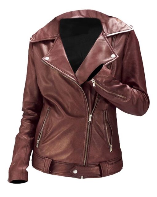 Elina Biker Leather Jacket