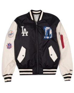 Alpha Industries X New Era Los Angeles Dodgers Reversible Varsity Jacket