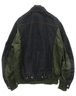 S A.P.C. ‘Eimi Denim Ma-1 Docking Indigo Flight Jacket