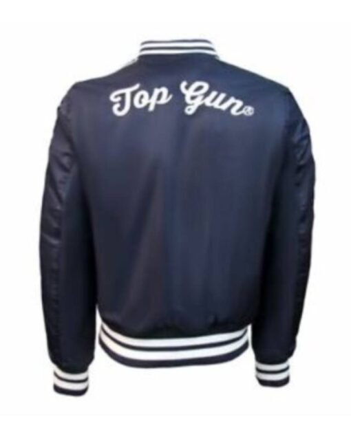 Top Gun The Flying Legend Ma-1 Reversible Bomber Jacket Black