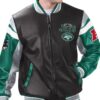 New York Jets G-III Sports by Carl Banks Black Full-Zip Varsity Jacket