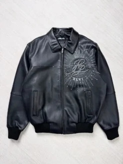 American Legend Anniversary Edition 46 Pelle Pelle Black Leather Jacket