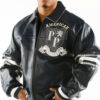 Men American Rebel Pelle Pelle Studded Leather Jacket