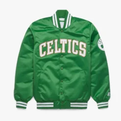 Men Boston Celtics 18x NBA Champions Green Jacket