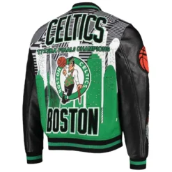 James M Boston Celtics 17 NBA Final Champion Varsity Jacket Sale