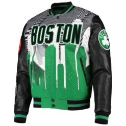 James M Boston Celtics 17 NBA Final Champion Varsity Jacket Sale