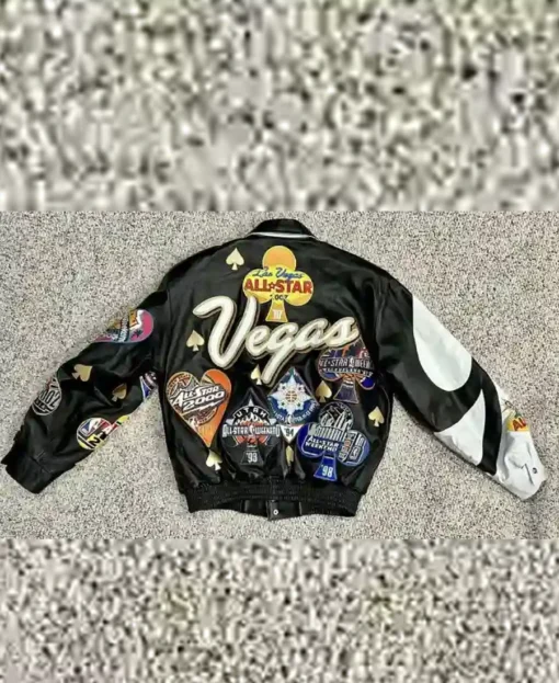 Jeff Hamilton NBA All Star Las Vegas Leather Jacket