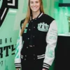 Women WNBA Off White x New York Liberty Varsity Jacket