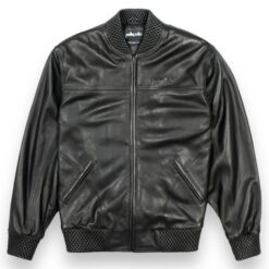 Men's Basic Burnish Leather Jacket