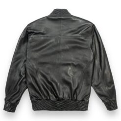 Men's Basic Burnish Leather Jacket