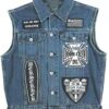 BLS Biker Denim Vest