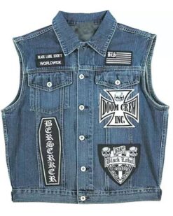 BLS Biker Denim Vest