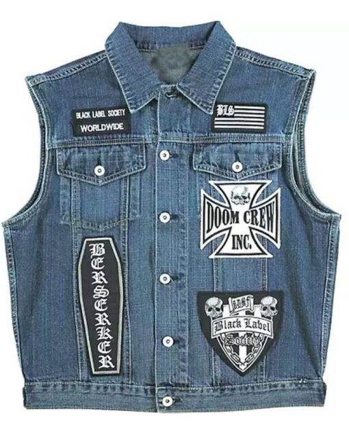 BLS Biker Denim Vest