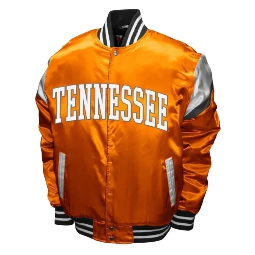 Men Tennessee Volunteers Power Orange Satin Jacket Sale